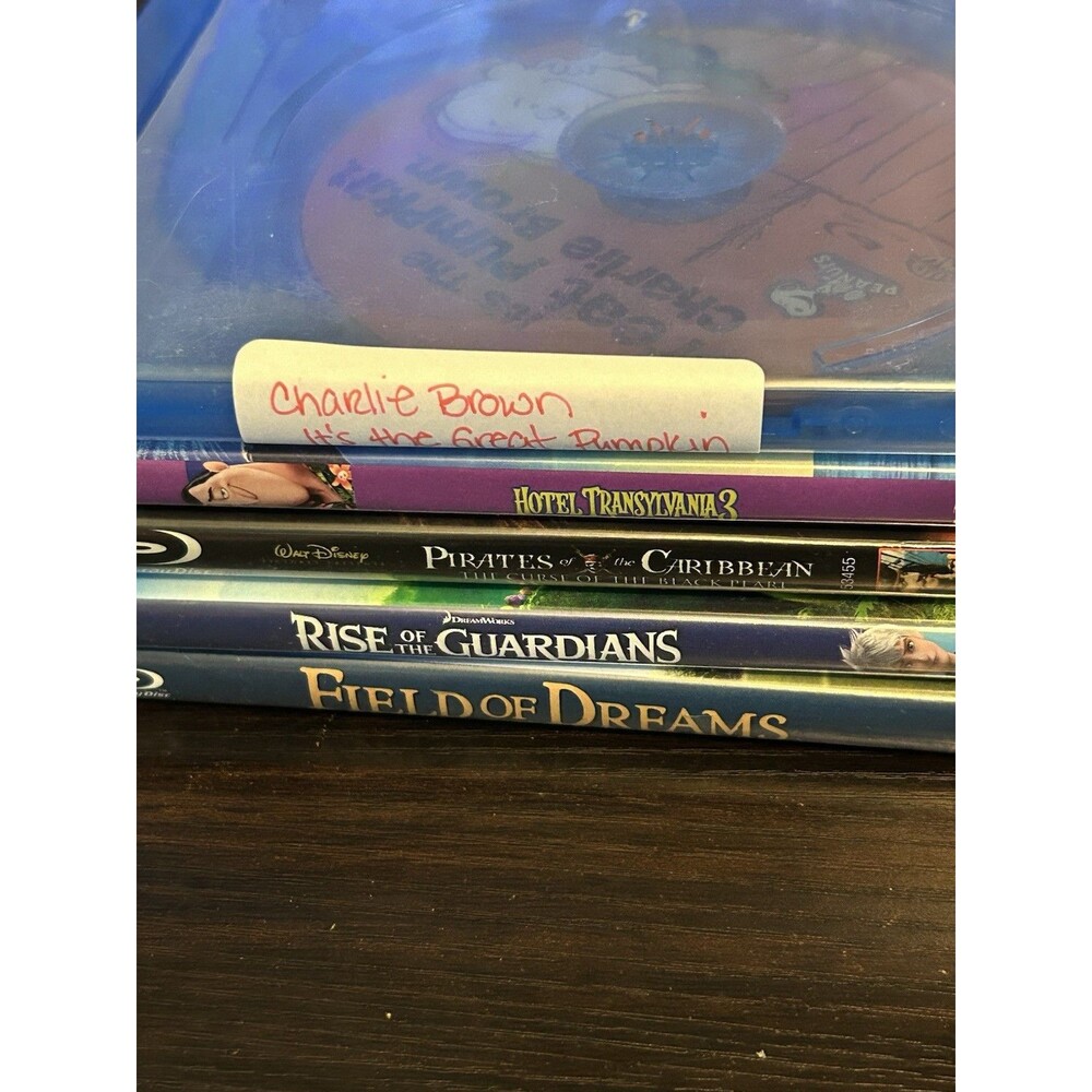 Kids Family Blu Ray Movie Lot 5 Great Pumpkin Hotel Transylvania Disney Family - Picture 2 of 8